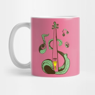 Pink and Mint String Violin Mug